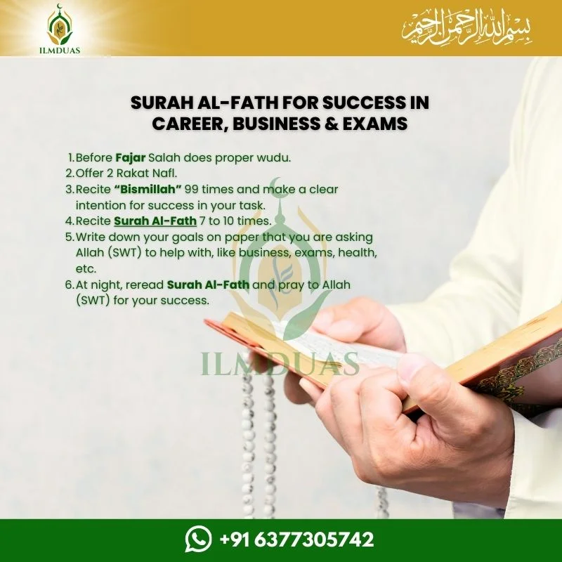 Surah Al-Fath for Success in Career, Business & Exams Surah Al-Fath for Success in Career, Business & Exams